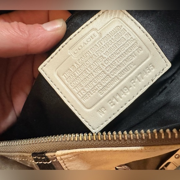 Vintage Coach Ashley leather Carryall Satchel - Picture 12 of 12